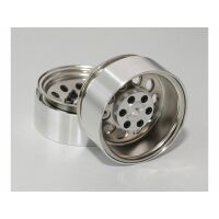 RC4WD Pro10 1.9 Steel Stamped Beadlock Wheel (Silver)...