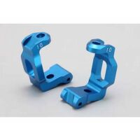 Yokomo Aluminum Front Steering Hub Carrier Caster 10° - Blue