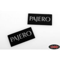 RC4WD Metal License Plate for Tamiya CC01 Pajero (Black) VVV-C0009