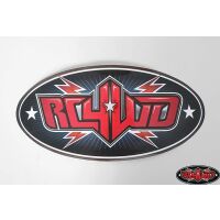RC4WD Monster Size RC4WD Logo Decal (Red) Z-L0019