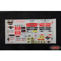 RC4WD Generic Scale Body Decal Sheet Z-L0031