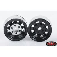 RC4WD Stamped Steel Single 1.55 Stock Black Beadlock...