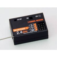 RC4WD 2.4Ghz 3-Channel Orange Receiver Z-R0004