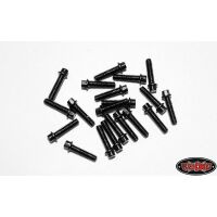 RC4WD RC4WD Miniature Scale Hex Bolts (M2 x 8mm) (Black) Z-S0376