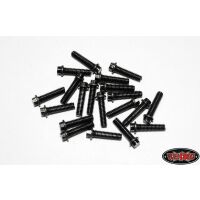 RC4WD RC4WD Miniature Scale Hex Bolts (M2.5 x10mm) (Black) Z-S0381