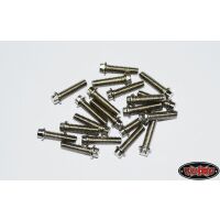 RC4WD RC4WD Miniature Scale Hex Bolts (M2.5 x 10mm) (Silver) Z-S0417