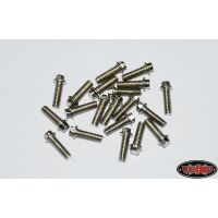 RC4WD RC4WD Miniature Scale Hex Bolts (M2.5 x 8mm) (Silver) Z-S0418