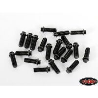 RC4WD Miniature Scale Hex Bolts (M3x8mm) (Black) Z-S0694