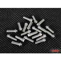 RC4WD RC4WD Miniature Scale Hex Bolts (M3x8mm) (Silver) Z-S0695