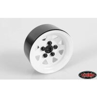 RC4WD 5 Lug Wagon 1.9 Steel Stamped Beadlock Wheels (White) Z-W0127