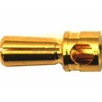 HP 3,5 mm Goldverbinder, Stecker / male, geschlitzt, für höhere Ströme