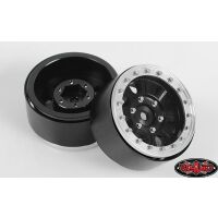 RC4WD Raceline Monster 1.7 Beadlock Wheels (Black/Silver) Z-W0201