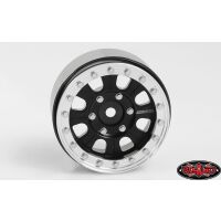 RC4WD Raceline Monster 1.7 Beadlock Wheels (Black/Silver) Z-W0201