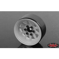 RC4WD OEM Stamped Steel 1.9 Beadlock Wheels (White) Z-W0208