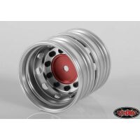 RC4WD Boulder Semi Truck Rear Wheels with Scale Hub (Red) (2) VVV-S0102