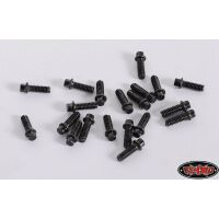 RC4WD RC4WD Miniature Scale Hex Bolts (M2 x 6mm) (Black) Z-S1198