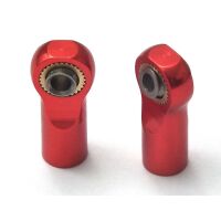 RC4WD High Precision Billet Tie Rod End (M3) Red (10) Z-S1426
