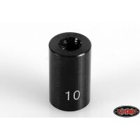 RC4WD 10mm (0.39) Internally Threaded Aluminum Link (Black) (4) Z-S1453