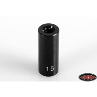 RC4WD 15mm (0.59) Internally Threaded Aluminum Link (Black) (4) Z-S1455