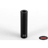 RC4WD 25mm (0.98) Internally Threaded Aluminum Link (Black) (4) Z-S1465