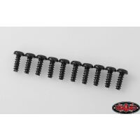 RC4WD Button Head Self Tapping Screws M3 X 8mm (Black) Z-S1576