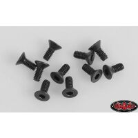 RC4WD Steel Flat Head Socket Cap Screw M2 x 5mm (Black)...