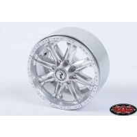 RC4WD Raceline Octane 2.2 Beadlock Wheels (Sliver) Z-W0188