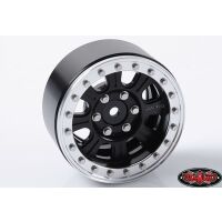 RC4WD Raceline Monster 1.9 Beadlock Wheels (Black/Silver) Z-W0189