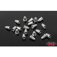 RC4WD M1.6 Flanged Acorn Nuts (Silver) Z-S1724