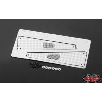 RC4WD Metal Front Side Hood Diamond Plates for 1/18...