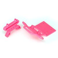 Bumper + Halter + Schrauben vorn pink