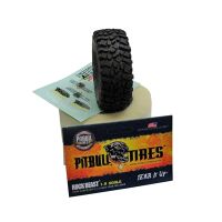 Pitbull Tires PB9003NK ROCK BEAST 1.9 Scale Komp Kompound w/2stage foam