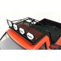 RC4WD Roll Bar/Roof Rack w/Lightbar Frame and Front IPF Lights VVV-C0296