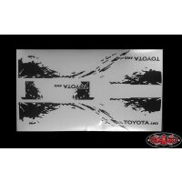 RC4WD Dirty Stripes Vinyl Graphic Decal for Mojave II Z-B0141