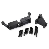 Traxxas Servo mount, 2Gang, servo mount, T-Lock/ wire clips 8240