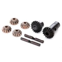 Gear Set Differential (output gears (2), spider gears (4), s