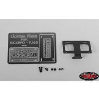 RC4WD Front License Plate System for RC4WD G2 Cruiser VVV-C0463