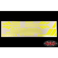 RC4WD RC4WD Clean Stripes for Mojave II 2/4Door Decal Sheet yellow Z-B0165