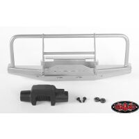 RC4WD Steel Front Winch Bumper W/Plastic Winch for 1/18 Gelande II VVV-C0549