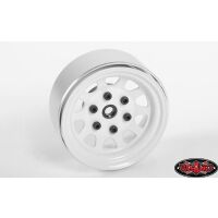 RC4WD Stamped Steel 1.7 Beadlock Wagon Wheels (White) Z-W0269