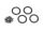 Beadlock Rings Schwarz (2.2) Alu (4) + Schrauben