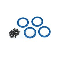 Beadlock Rings Blau (2.2) Alu (4) + Schrauben