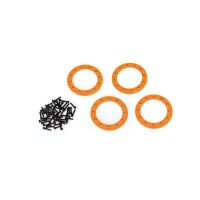 Beadlock Rings Orange (1.9) Alu (4) + Schrauben