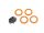 Beadlock Rings Orange (1.9) Alu (4) + Schrauben