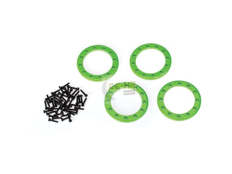 Traxxas Beadlock Rings Grün (1.9') Alu (4) + Schrauben TRX8169G RCHP
