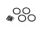 Beadlock Rings Schwarz (1.9) Alu (4) + Schrauben