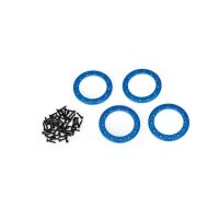 Beadlock Rings Blau (1.9) Alu (4) + Schrauben