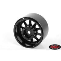 RC4WD Deep Dish Wagon 1.55 Stamped Steel Beadlock Wheels (Black) Z-W0281