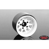 RC4WD Deep Dish Wagon 1.55 Stamped Steel Beadlock Wheels (White) Z-W0284