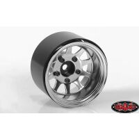 RC4WD Deep Dish Wagon 1.55 Stamped Steel Beadlock Wheels (Chrome) Z-W0285